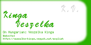 kinga veszelka business card